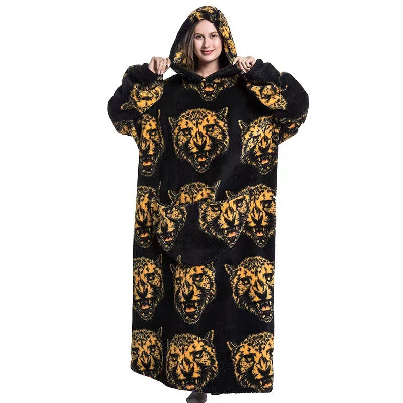 Hooded Wearable Blanket Sweatshirt