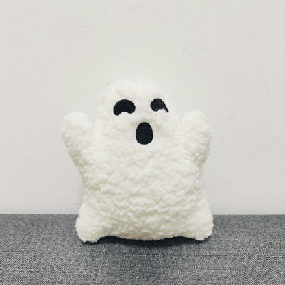 Ghost With Pumpkin Pillow Halloween Plush