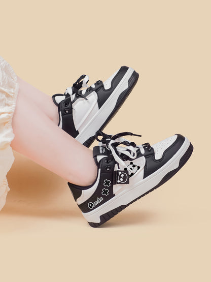 Kawaii Bam Bam The Panda Chunky Shoes-Women's