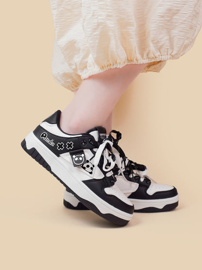 Kawaii Bam Bam The Panda Chunky Shoes-Women's