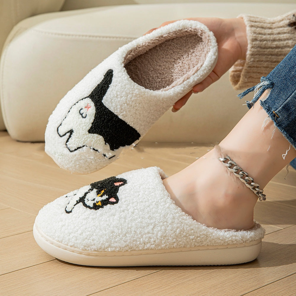 Cartoon Cat Cotton Slippers (Unisex)