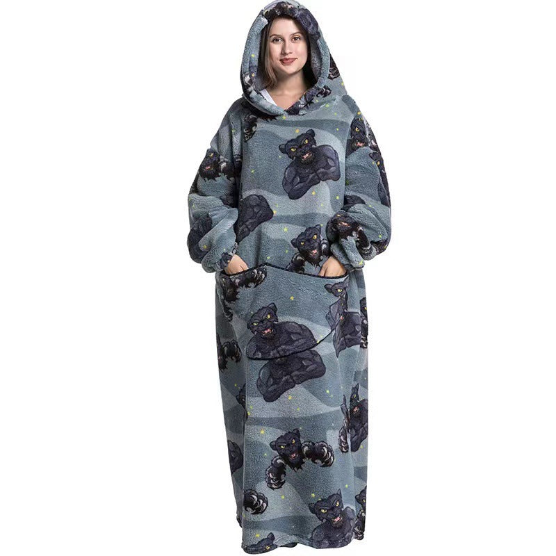 Hooded Wearable Blanket Sweatshirt