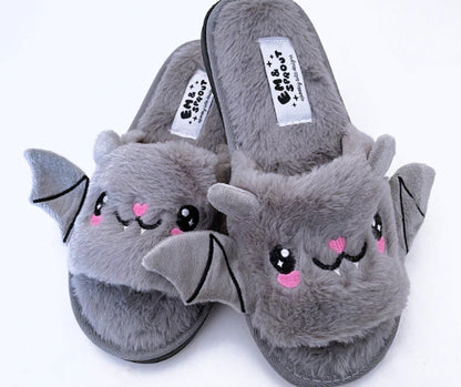 Cute Bat Slippers Halloween