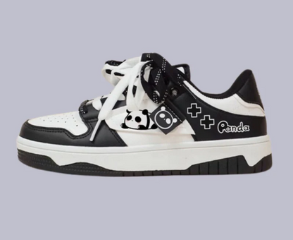 Kawaii Bam Bam The Panda Chunky Shoes-Women's