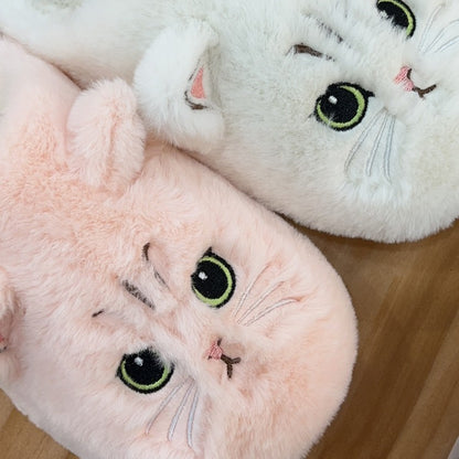 Cute Cat Plush Slippers