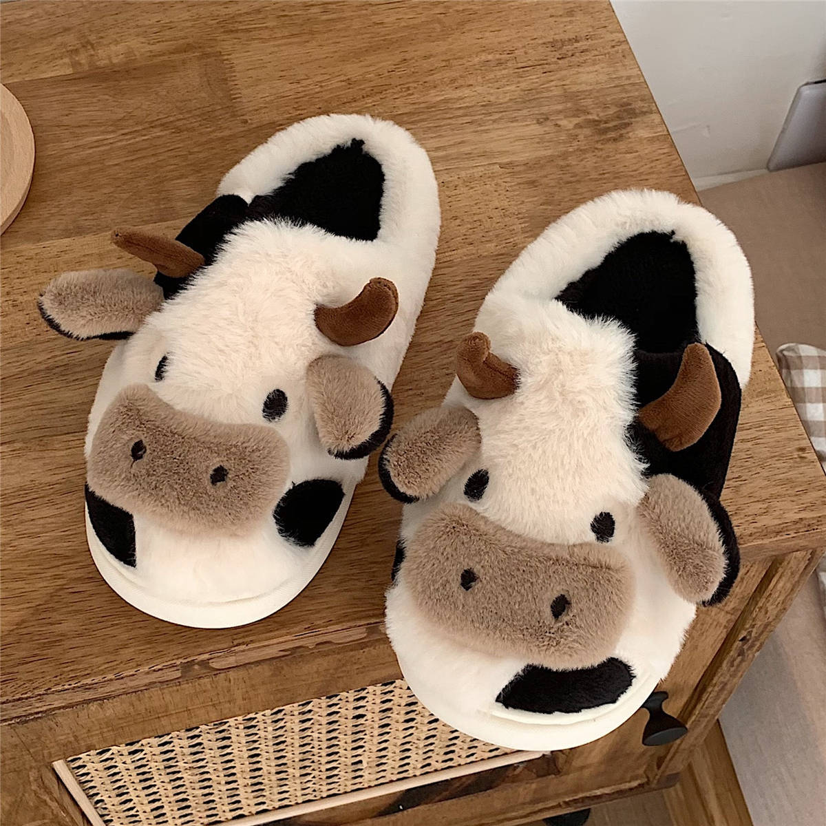 Cute Cow Animal Slippers (Indoor)