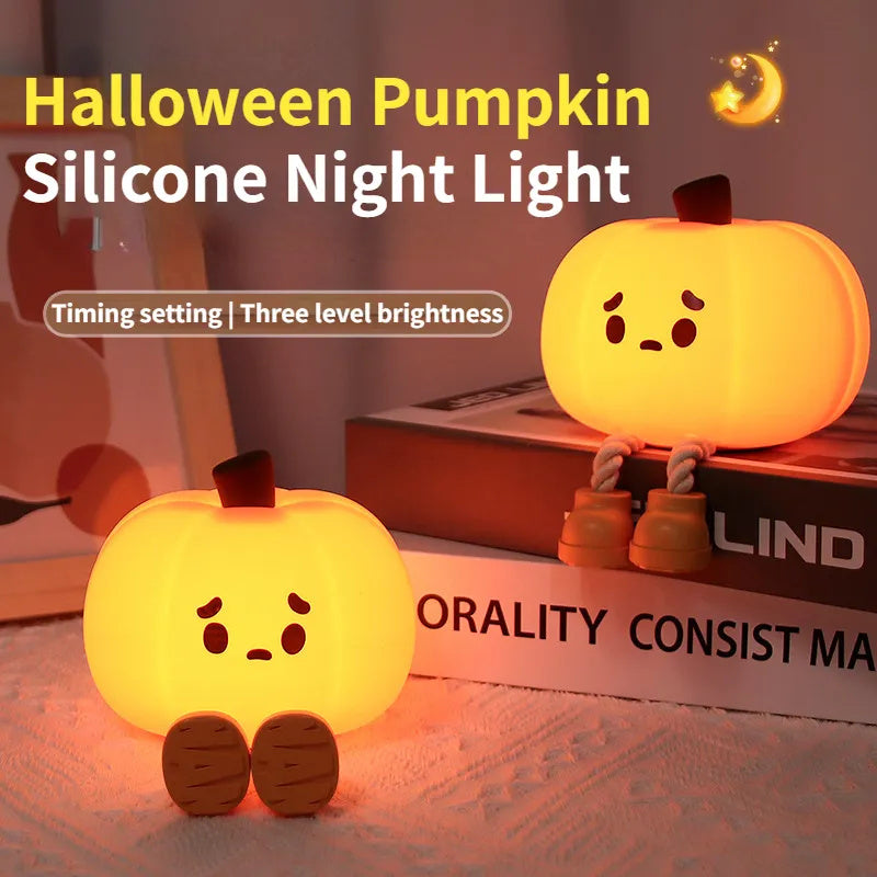 Halloween Pumpkin Night Light (USB)