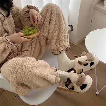 Cute Cow Animal Slippers (Indoor)