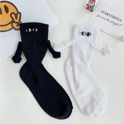 Cartoon Eyes Couple Socks