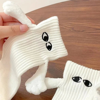 Cartoon Eyes Couple Socks